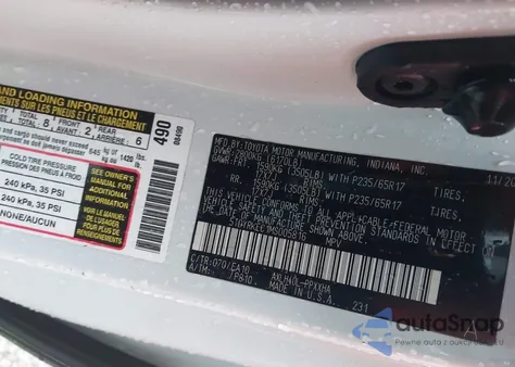 2021 Toyota Sienna Xle z USA, uszkodzony, nr VIN 5TDYRKEC1MS005816